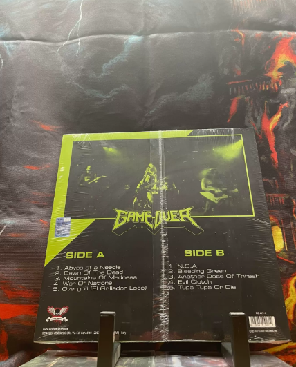 Game Over – For Humanity Green Transparent Color Vinyl LP