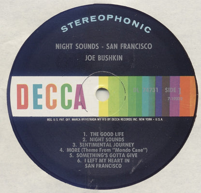 Joe Bushkin, Marty Paich : Night Sounds San Francisco (LP, Album)