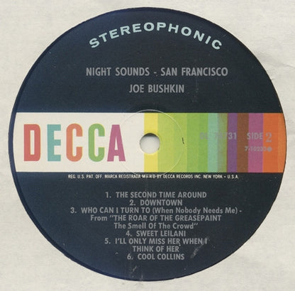 Joe Bushkin, Marty Paich : Night Sounds San Francisco (LP, Album)