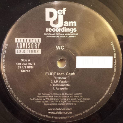 WC : Flirt / Throw Ya Hood Up (12")
