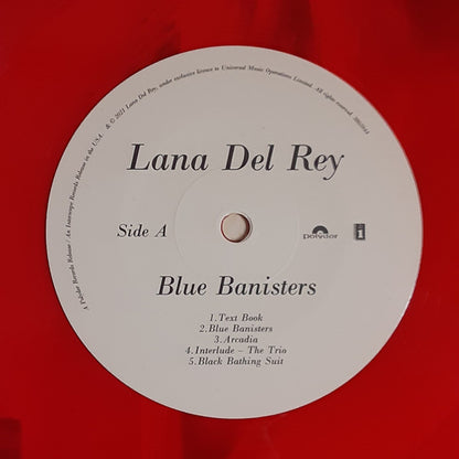 Lana Del Rey : Blue Banisters (2xLP, Album, Ltd, Red)