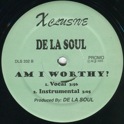 De La Soul : 4 The Love / Am I Worthy (12", Unofficial)
