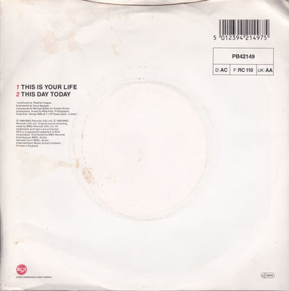 The Blow Monkeys : This Is Your Life (7")