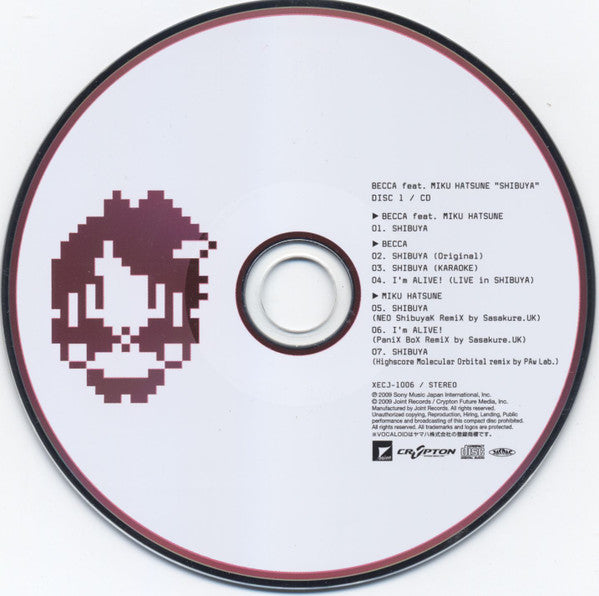Becca (7) Feat. 初音ミク* : Shibuya (CD, Single + DVD-V)