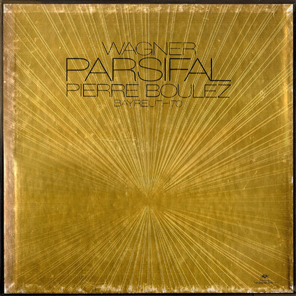 Richard Wagner / Pierre Boulez, Chor der Bayreuther Festspiele, Orchester der Bayreuther Festspiele, James King (3), Gwyneth Jones, Franz Crass, Thomas Stewart (2), Donald McIntyre, Karl Ridderbusch : Parsifal  (Bayreuth 70) ‎ (Box + 5xLP, Album)