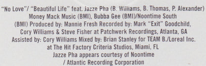 Big Tymers Feat. Jazze Pha : No Love (Beautiful Life) (12")