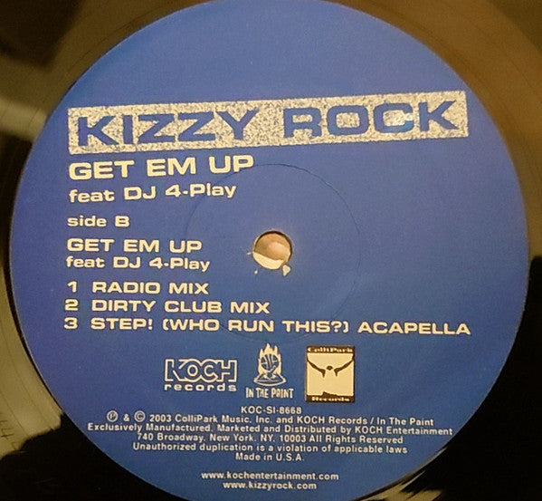 Kizzy Rock* : Step! (Who Run This?) (12")
