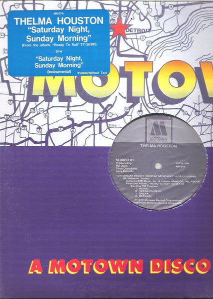 Thelma Houston : Saturday Night, Sunday Morning (12")
