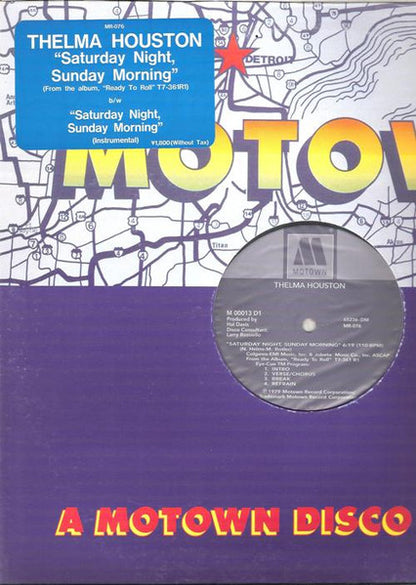 Thelma Houston : Saturday Night, Sunday Morning (12")