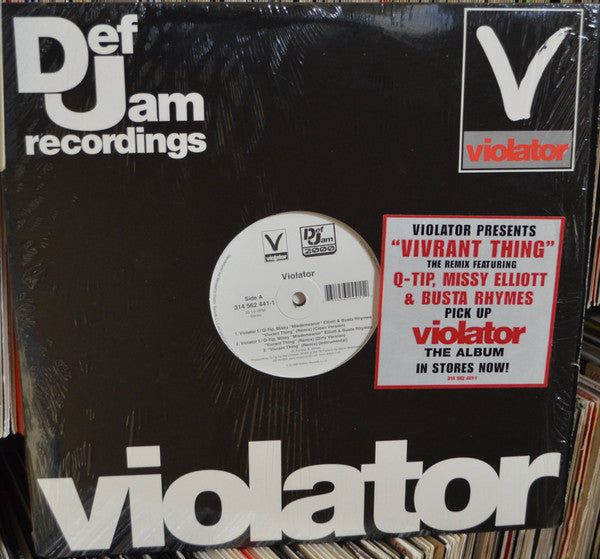 Violator (3) Feat Q-Tip : Vivrant Thing (Remixes) (12")