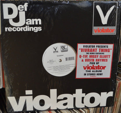 Violator (3) Feat Q-Tip : Vivrant Thing (Remixes) (12")