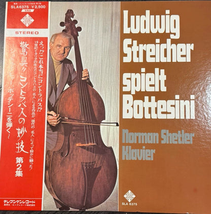 Ludwig Streicher & Norman Shetler – Spielt Bottesini – Japanese Vinyl LP with OBI, SLA-6375