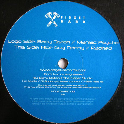 Barry Diston / Nice Guy Danny : Maniac Psycho / Radified (12")
