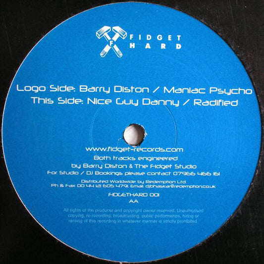 Barry Diston / Nice Guy Danny : Maniac Psycho / Radified (12")