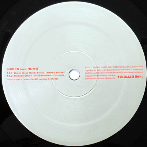 Ambivalence Feat. Twigy / Suiken Feat. Numb (2) : Another Big Party / Think One (Think Twice) (Numb Remix) (12")