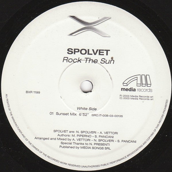 Spolvet : Rock The Sun (12")