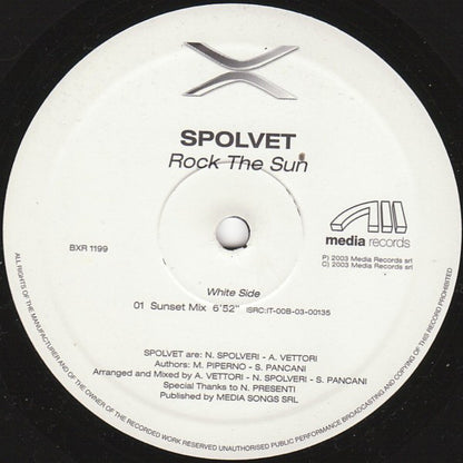 Spolvet : Rock The Sun (12")