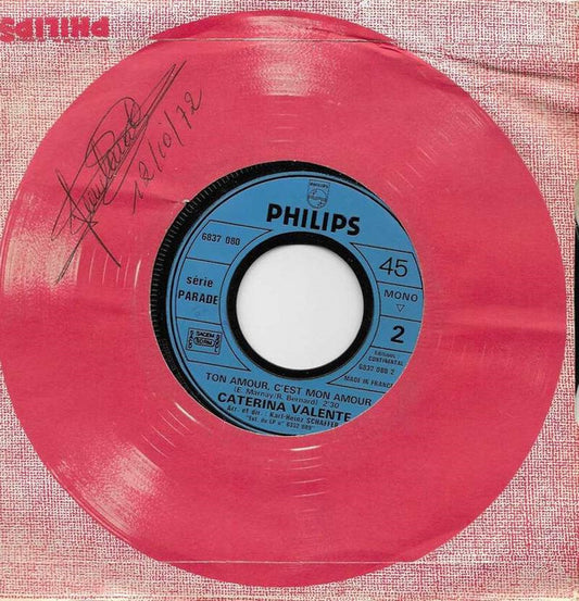 Caterina Valente : Soleil Lève-toi / Ton Amour C'est Mon Amour (7", Single, Mono, Jukebox)