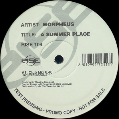 Morpheus (3) : A Summer Place (12", Promo, TP)
