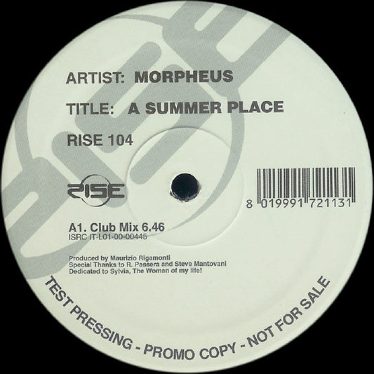 Morpheus (3) : A Summer Place (12", Promo, TP)