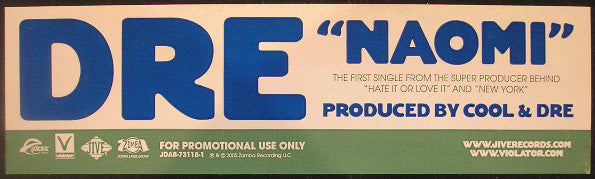 Dre : Naomi (12", Single, Promo)