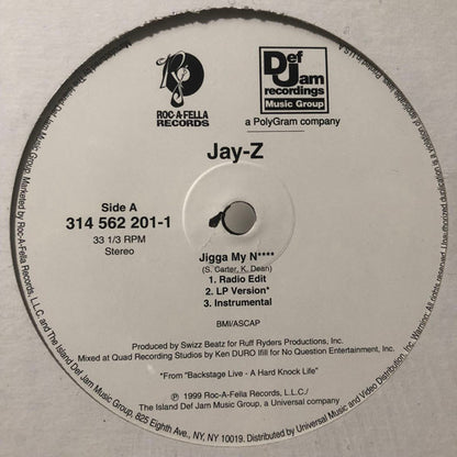 Jay-Z / Beanie Sigel : Jigga My N**** / What A Thug About (12")