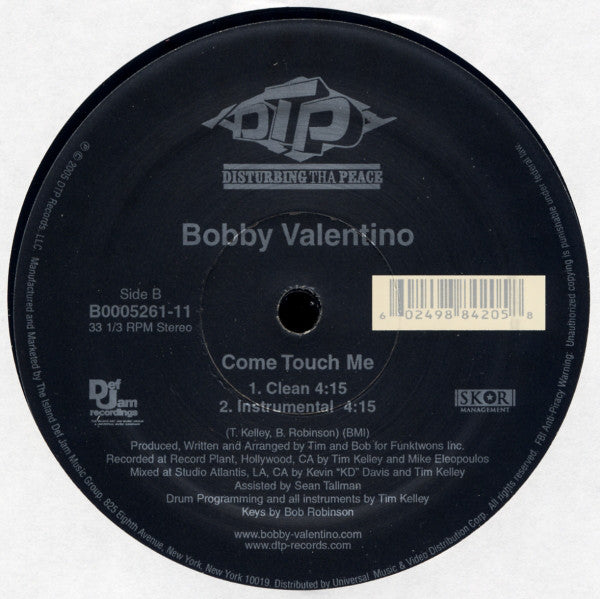 Bobby Valentino (2) : Tell Me Remix (12")