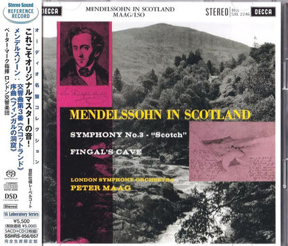 Mendelssohn*, London Symphony Orchestra, Peter Maag : Mendelssohn In Scotland - Symphony No. 3 'Scotch', Fingal's Cave (CD, Album, Ltd, RE + SACD, Album, Ltd, RE)