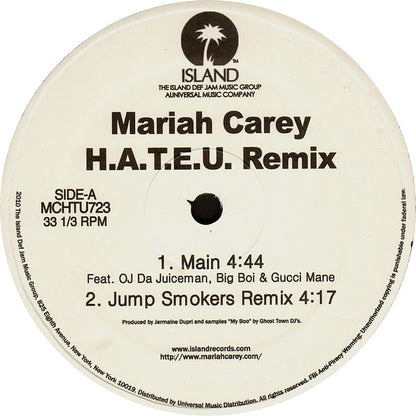 Mariah Carey : H.A.T.E.U. (Remix) (12")