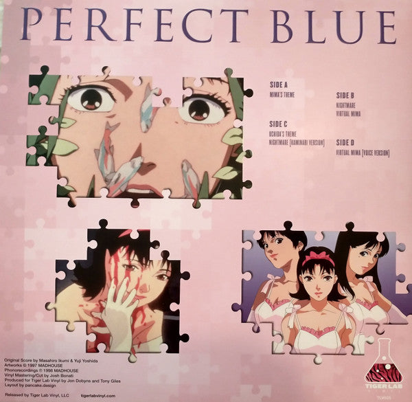 Masahiro Ikumi, Yuji Yoshida (3) : Perfect Blue (Original Score) Deluxe Audiophile Edition (2xLP, Album, Dlx, RM, Blu)