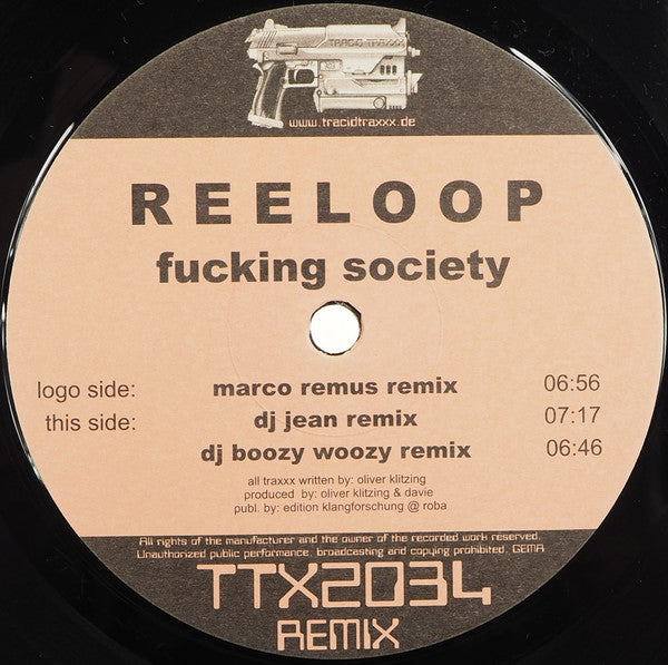 Reeloop : Fucking Society (12")