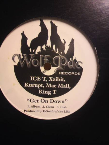 Ice T*, Xzibit, Kurupt, Mac Mall, King T*, Daz*, J-Ro : Get On Down / Party Started (12", Single)