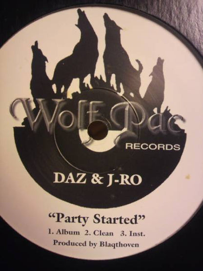Ice T*, Xzibit, Kurupt, Mac Mall, King T*, Daz*, J-Ro : Get On Down / Party Started (12", Single)