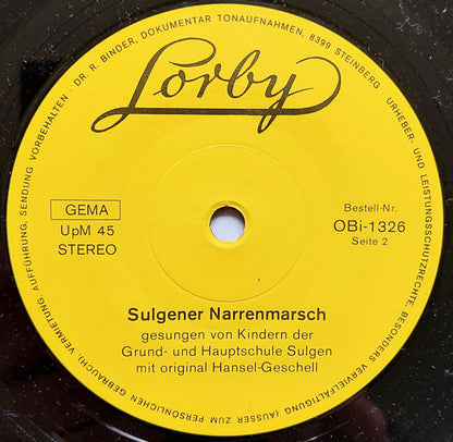 Various : Sulgener Narrenmarsch (7", Single)