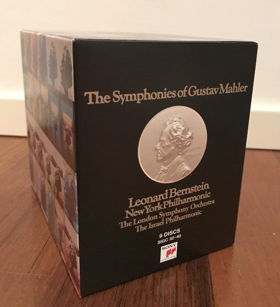 Gustav Mahler - Leonard Bernstein, New York Philharmonic, The London Symphony Orchestra*, The Israel Philharmonic* : The Symphonies Of Gustav Mahler (9xSACD, Album, Ltd, RE, RM, Sin + Box, Comp)