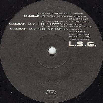 L.S.G. : Cellular - The Mixes (12")