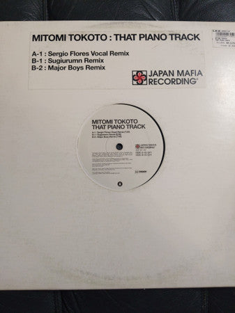 Mitomi Tokoto, Sergio Flores, Sugiurumn, Major Boys : That Piano Track (12")