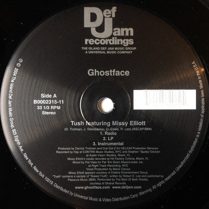 Ghostface Killah : Tush / Holla (12")