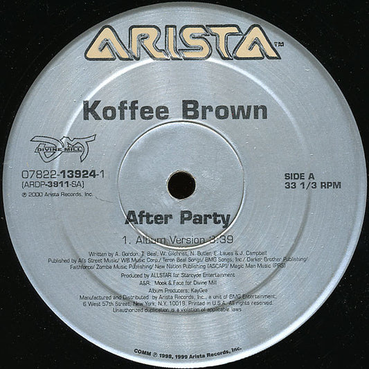 Koffee Brown : After Party (12")