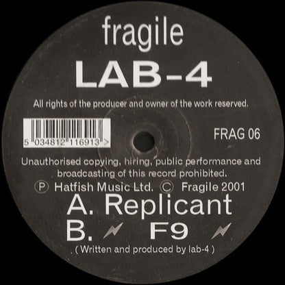 Lab 4 : Replicant / F9 (12")