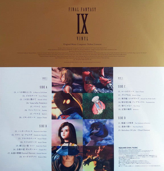 Nobuo Uematsu : Final Fantasy IX Vinyl (2xLP, Pic)