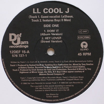 LL Cool J : Doin It (12")