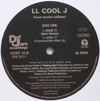 LL Cool J : Doin It (12")