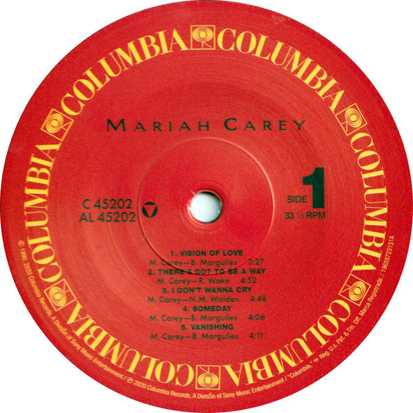 Mariah Carey : Mariah Carey (LP, Album, Ltd, RE, She)