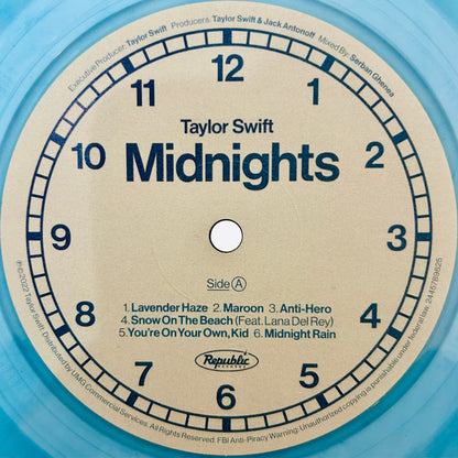 Taylor Swift : Midnights (LP, Album, S/Edition, Blu)