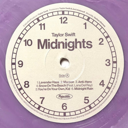 Taylor Swift : Midnights (LP, Album, S/Edition, Lav)