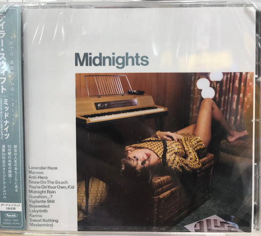 Taylor Swift = テイラー・スウィフト* : Midnights = ミッドナイツ (CD, Album, S/Edition, Jad)