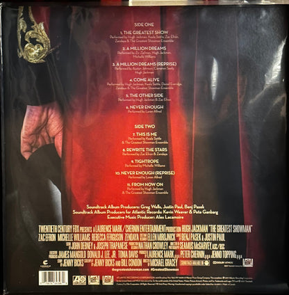 Various : The Greatest Showman (Original Motion Picture Soundtrack) (LP, Album, Red)