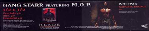 Gang Starr / Wolfpak : 1/2 & 1/2 (12")