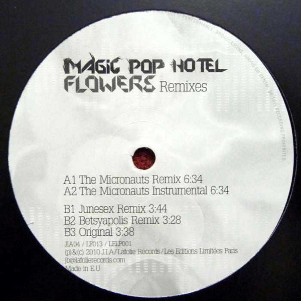 Magic Pop Hotel : Flowers (12", EP)